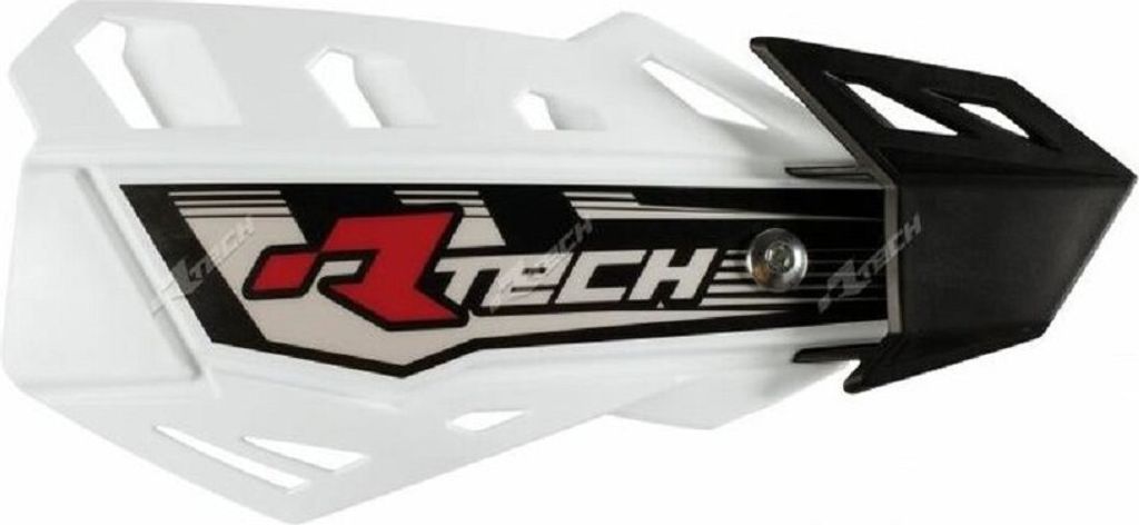 Flx Cross/Enduro Handguards (Weiss) (Mit 2 Befestigungsarten Für Lenker Und Griffe)