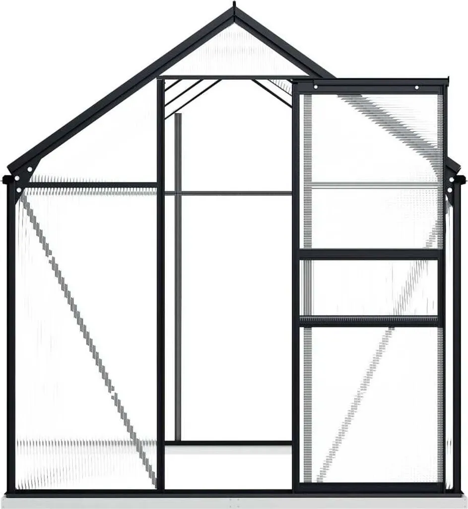 Serre de Jardinage pour Potager et Hivernage 3,61 m² en Aluminium
