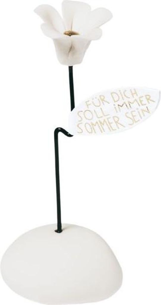 Glücksblume "Für dich soll immer Sommer sein"