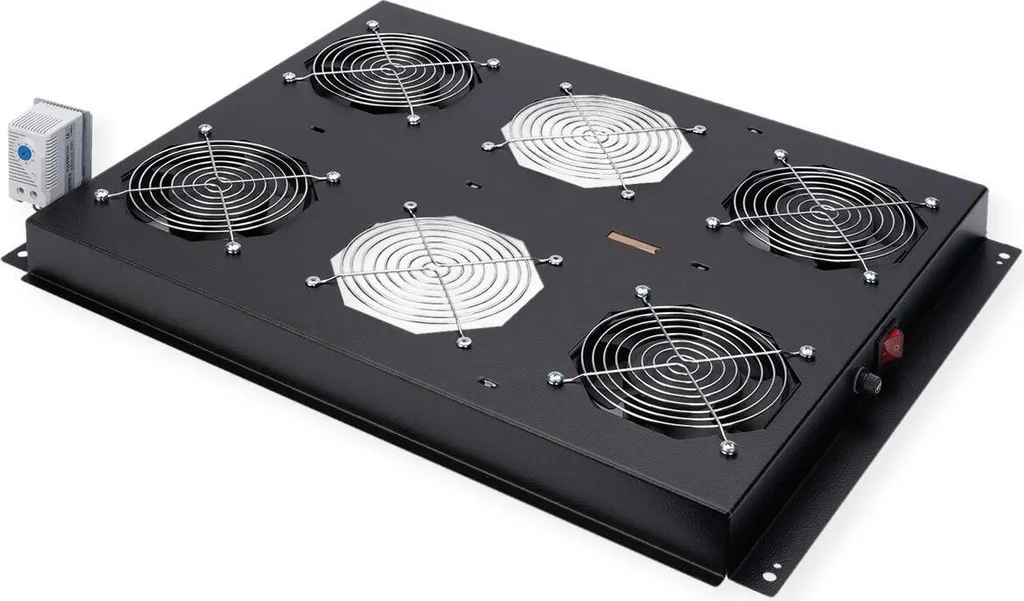 Refroidir une Baie Serveur 19 Pouces : Unité de Toit ROLINE 4 Ventilateurs