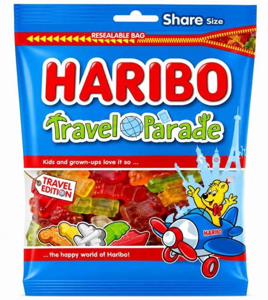 Haribo Travel Parade Travel Edition 220g Produktbild 