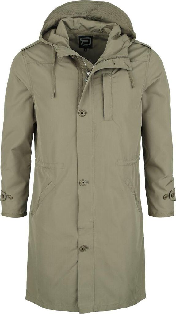 RED by EMP Damen schwarzer Parka mit Kapuze S