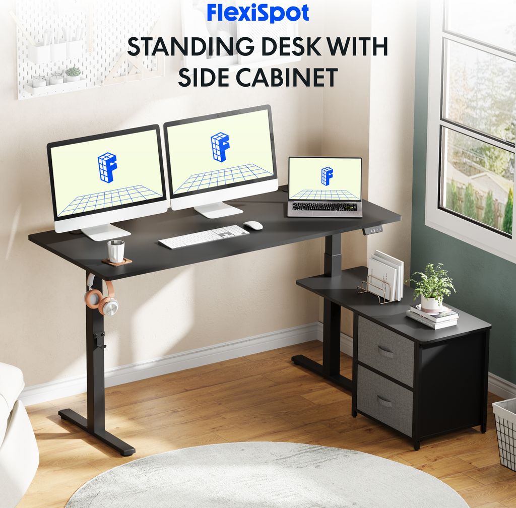 FLEXISPOT 160 x 70 cm Höhenverstellbarer Schreibtisch Produktbild 2