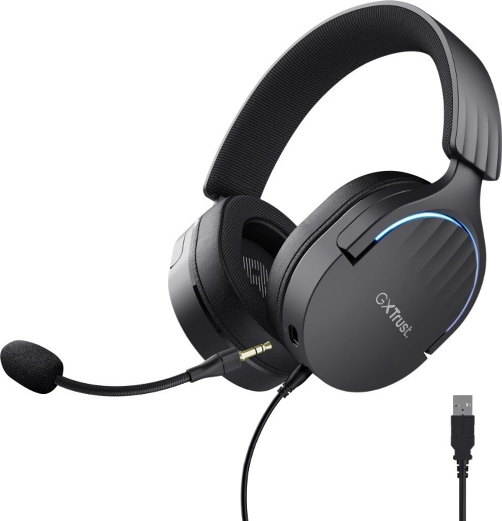 Trust GXT 490 FAYZO Sluchátka s drátovou čelenkou Herní USB Obrázek produktu 6