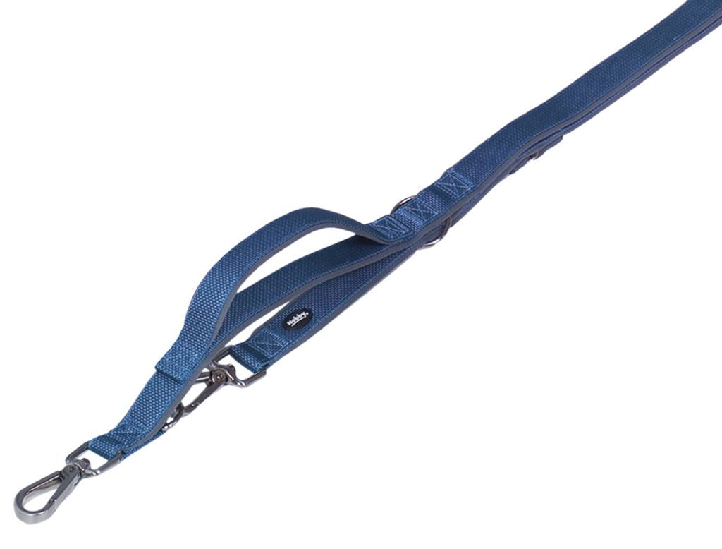 Nobby Führleine mit Kurzführer "Classic Preno Royal" blau L: 200 cm; B: 25/35 cm