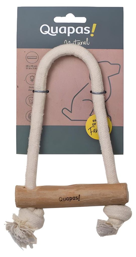 Quapas Hundespielzeug Kaffeeholz Pull