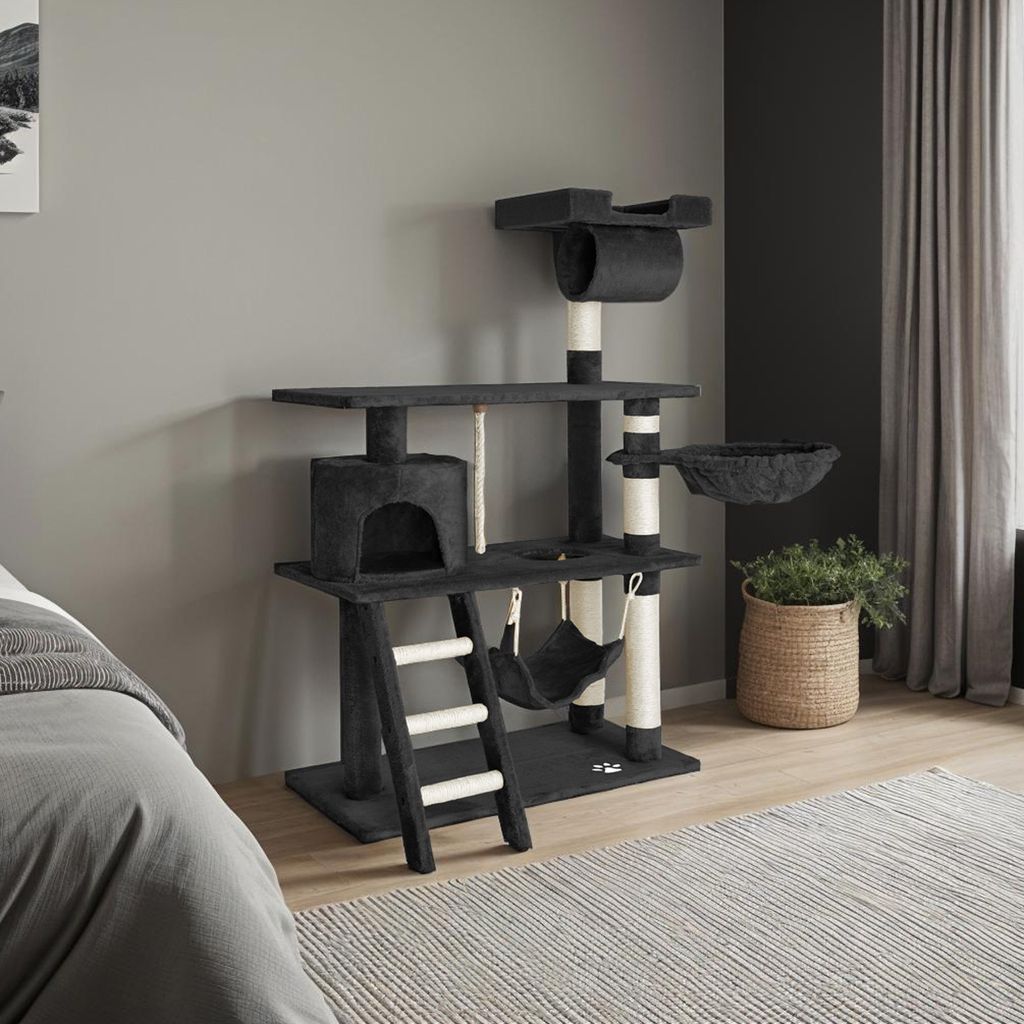 Kratzbaum Marcel 141 cm inklusive Treppe, Spielkordel und Produktbild 8