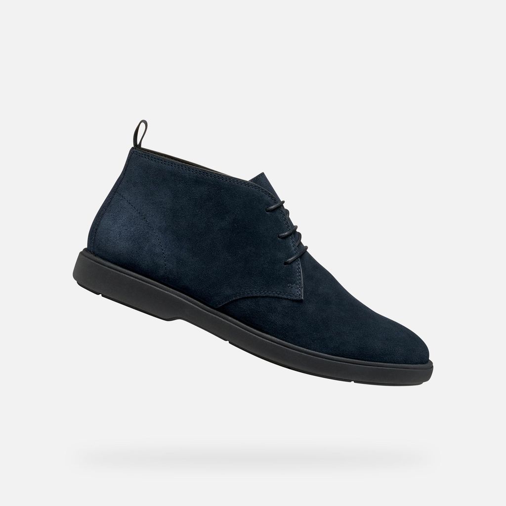 Geox Dunkelblaue Herren-Ankle-Boots Spherica EC17 41