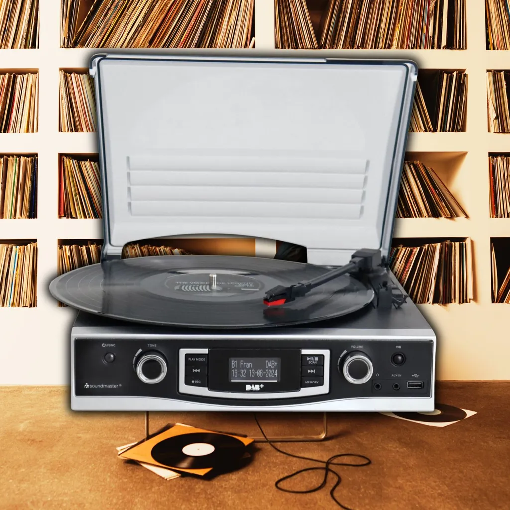 Comment Numériser des Vinyles ? Platine USB Soundmaster DAB+ Intégré - 5