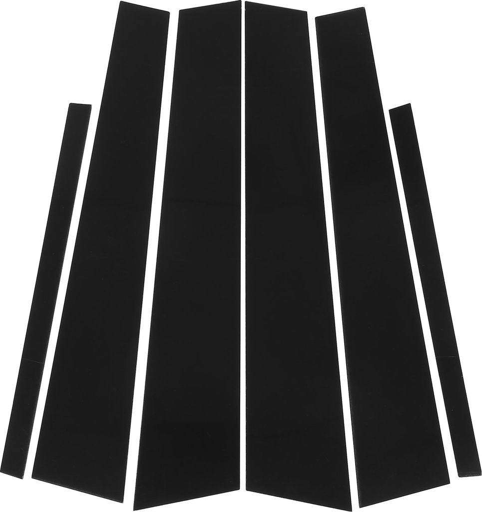 Türpfostenfensterleiste für Honda Accord 2013-2017 / Auto Front Heck Links Rechts Außenpfostenleistenabdeckung / Anti-Kratz-Aufkleber / 6 Stück...