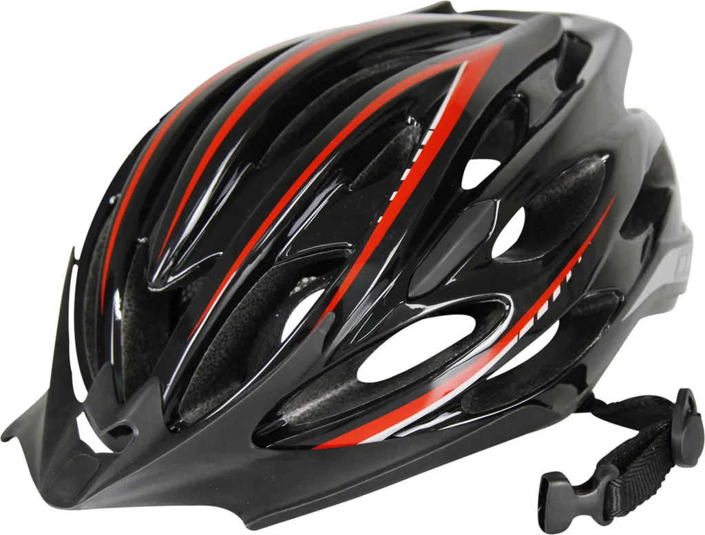 Traspirante MTB bicicletta Casco protettivo Nero Rosso_Universale