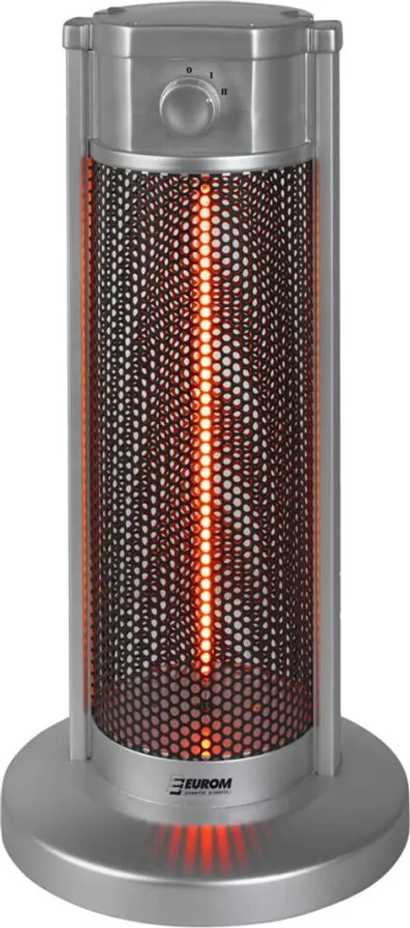 Chauffage de terrasse Under Table Heater Eurom Argent 900W 333589