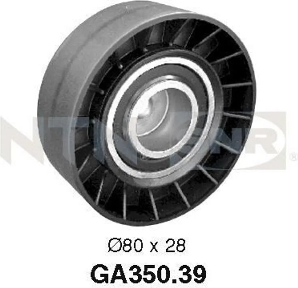 Poulie de renvoi SNR GA350.39 pour courroie accessoire BMW Série 5
