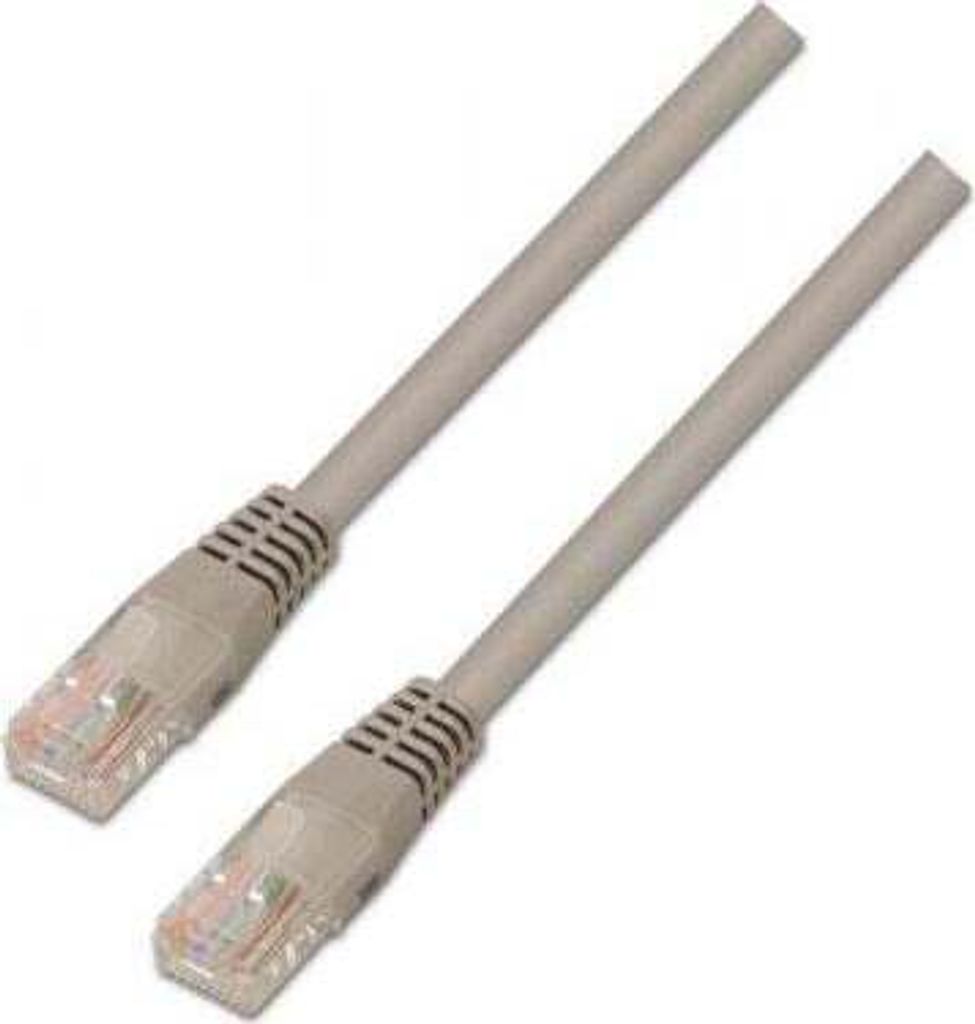 Aisens - rj45 cat.5e utp awg24 patch kabel, grau, 0.5m