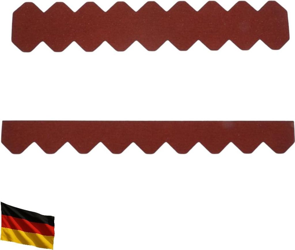 1 Set Dachschindeln Schiefer (55 mm) rot Produktbild 