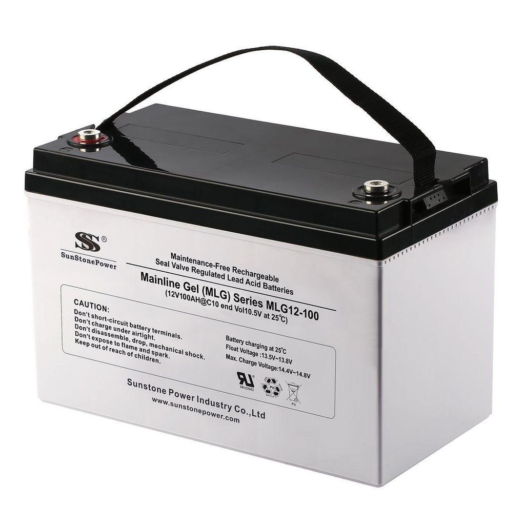 Sunstone 12V 120AH Blei Säure Gel Batterie Akkuspeicher für Produktbild 