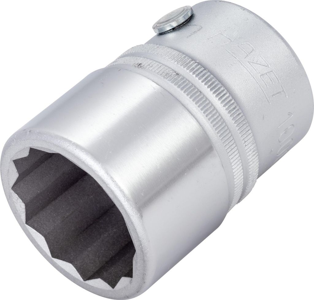 Hazet Steckschlüsseleinsatz 3/4 (20 mm) Vierkant hohl, Außen Doppelsechskant Profil, SW 1.1/8
