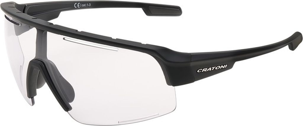 CRATONI Sonnenbrille C-Matic NXT photoch sw rubber, Glas klar, nicht verspiegelt