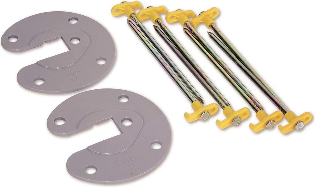 Fiamma Kit Markisenplatte Silber Silber One Size
