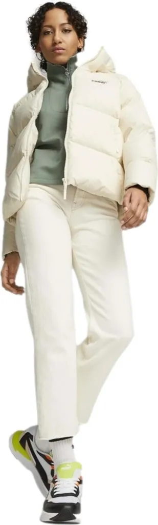 Veste Puma beige en coton stretch confortable taille M - 4