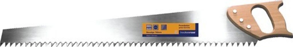 Porenbetonsäge Leichtbetonsäge Heckenrose 750 mm spezial