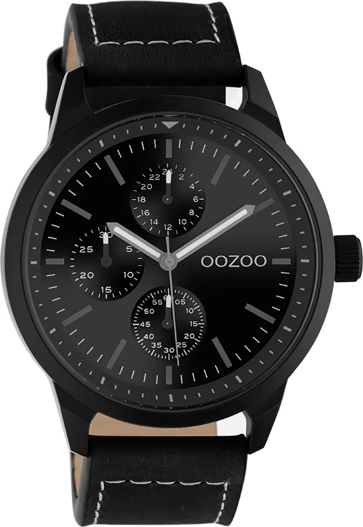 Regala Oozoo C10909: Orologio Elegante Pelle Nera con Scatola