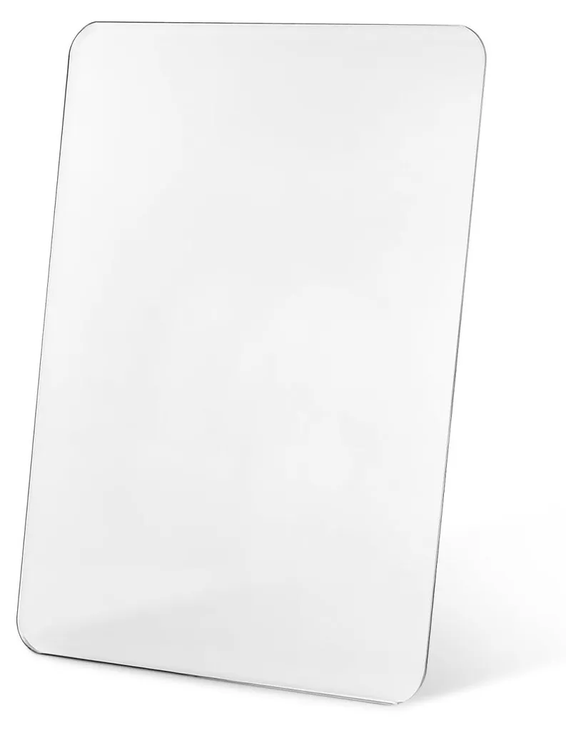 Tapis de souris pour bureau et maison en verre rigide discret