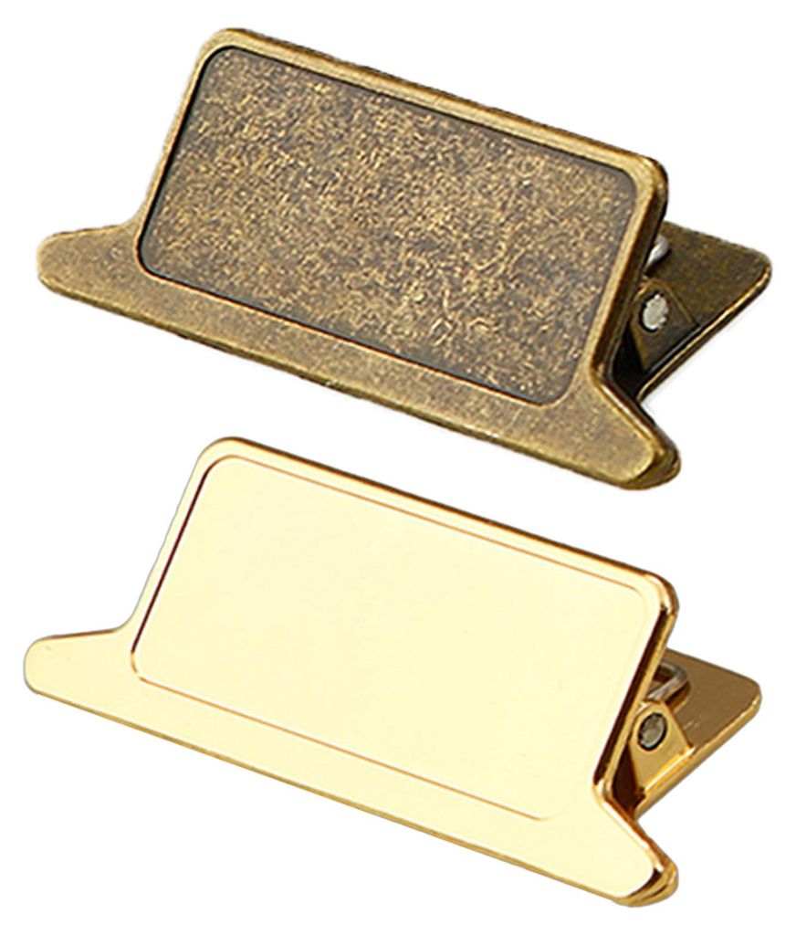 1/2 Stück Vintage Metall-Binderclip, robust, Zinklegierung, Büro, Schule, Papier, Dokumente, Bulldog-Clip, Mehrzweck-Beutelverschlussklemme C