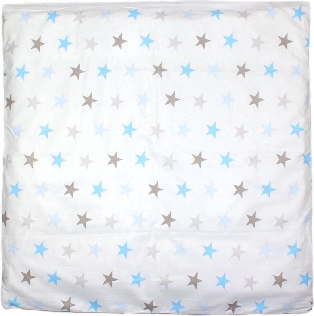 Primawela Deko Kissenbezug Bezug für Baby Kind für Kissen 80x80 cm 14. Star Blau