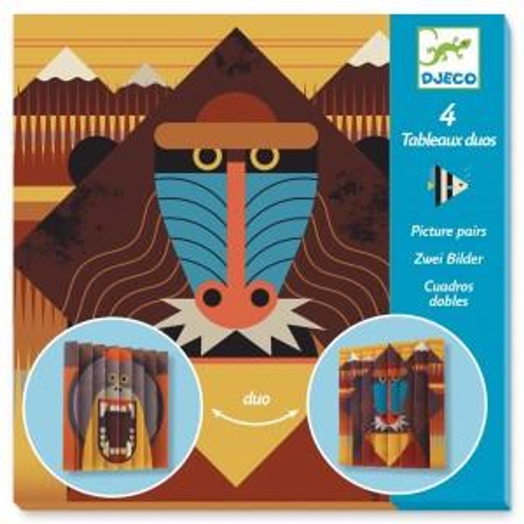 Kreatives Bastelset mit gefalteter Papierwildnis von Djeco