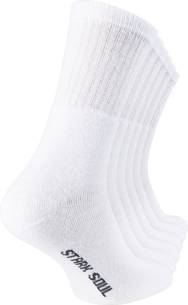 Stark Soul® 6 Paar Tennissocken, Frotteesocken 39-42 weiß Produktbild 