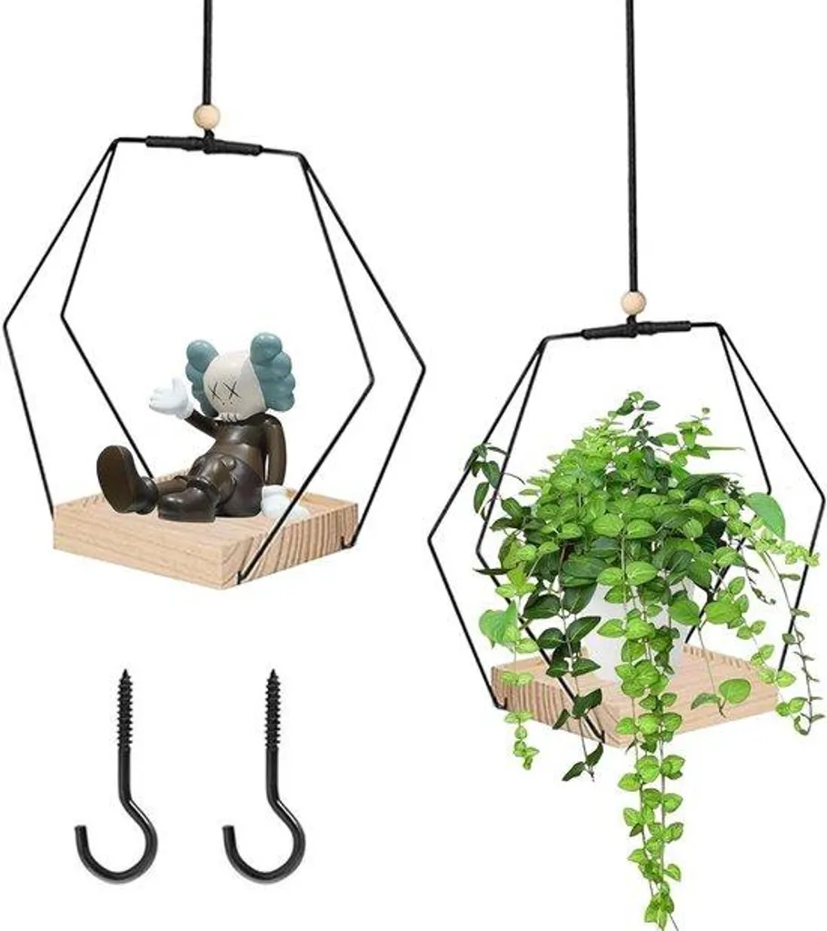 Vis à tête plate pour plantes en bois, couleur noire, pack de 2 unités