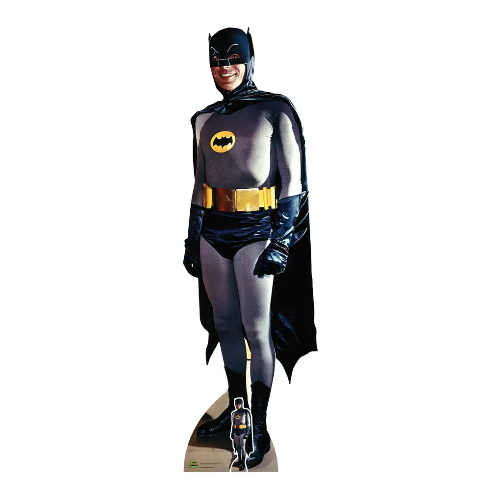 Silhouette de Batman Adam West 1966 en Carton pour Décoration Geek