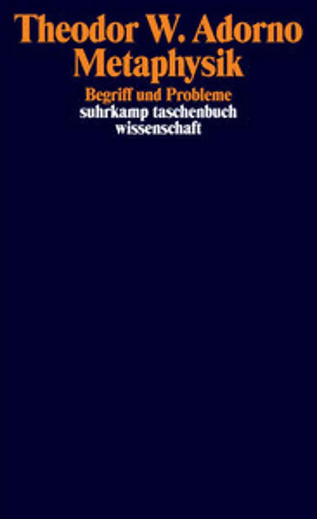 Metaphysik (1965) - Étudiez les fondements de la métaphysique moderne