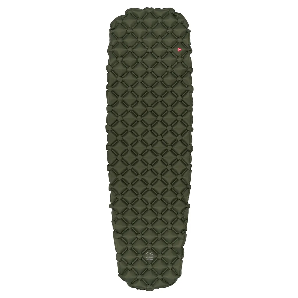 Matelas de couchage Highlander Nap-Pak Primaloft Olive ultra-léger 190 cm