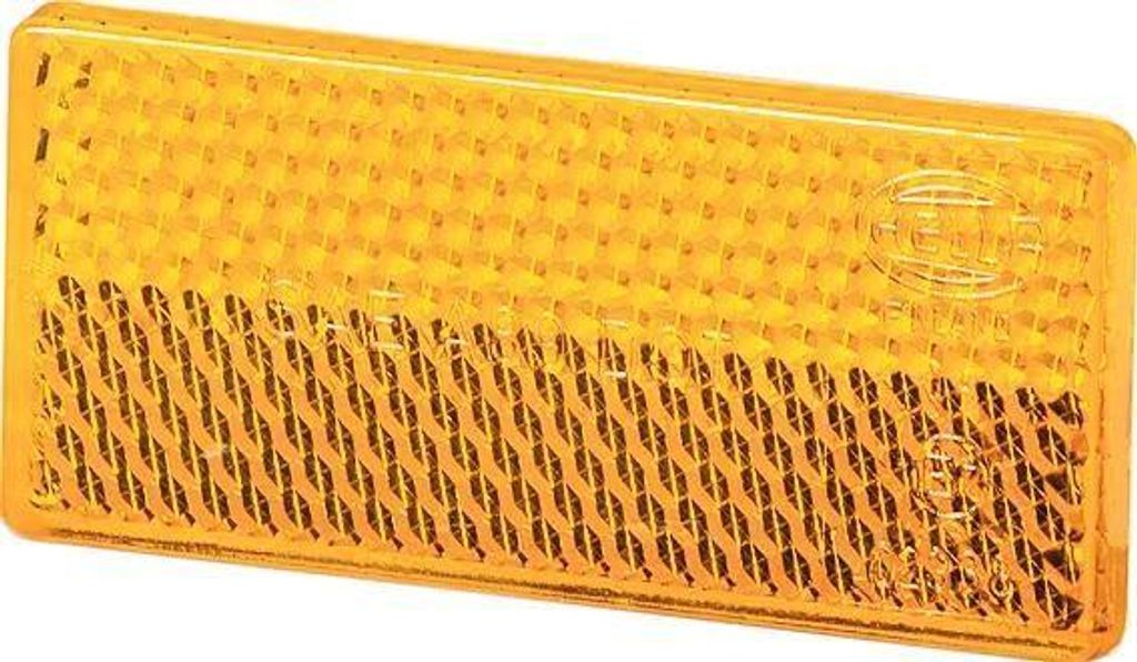 Catadioptre Jaune Autocollant Image du produit 