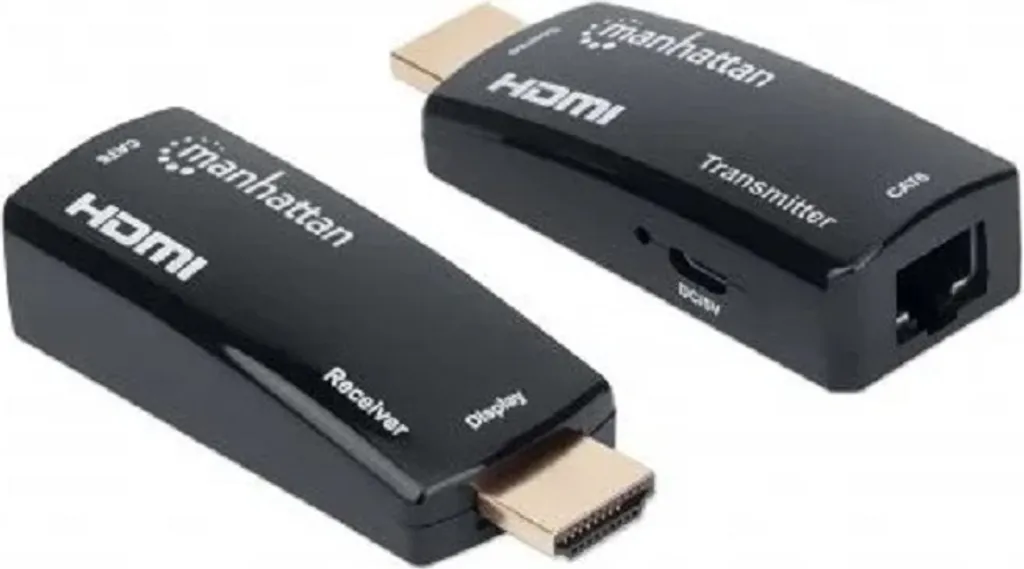 Extendeur HDMI Manhattan 1080p Compact Format Voyage avec Câble RJ45