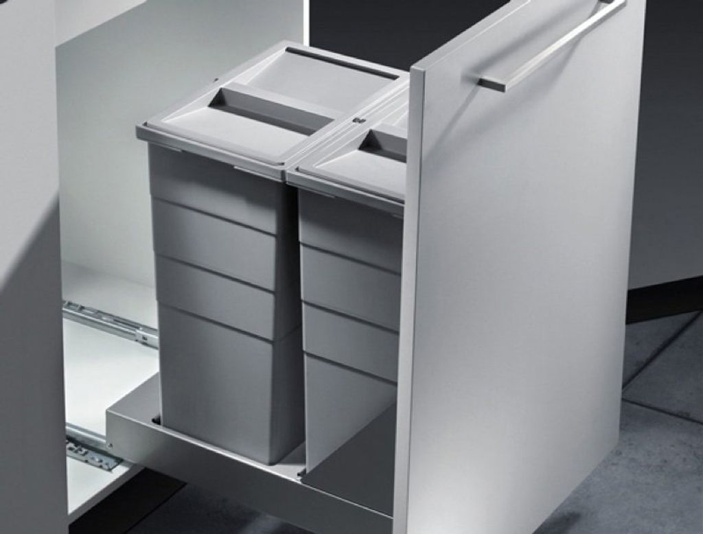 Collecteur de déchets Hailo 3616401 TB Slide Bottom-Mount Image du produit 