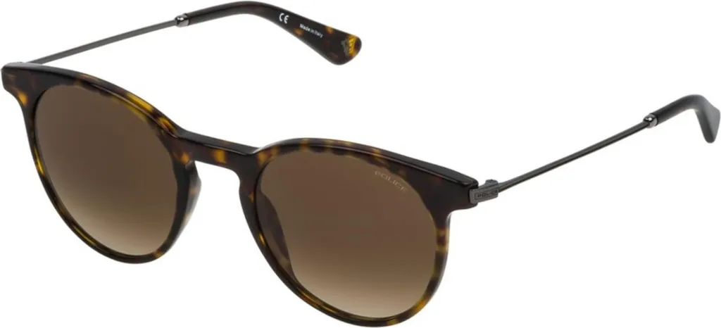 Police SPL571N Avenue 1 Sunglasses: Stile Ribelle Avana Scuro