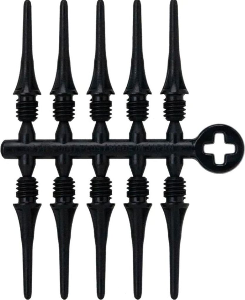 Cosmo Fit Point Plus Short 19mm Black - 50 sztuk Zdjęcie produktu 