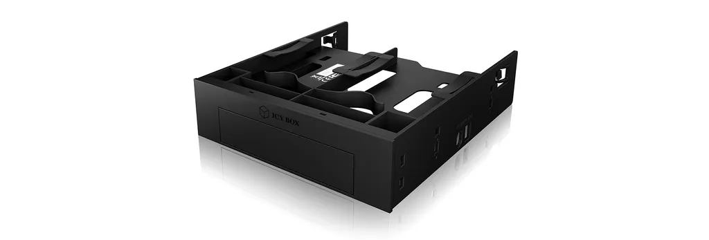Adaptateur Baie 5.25 Icy Box IB-5251 pour 2 SSD 2.5 et 1 Disque Dur 3.5