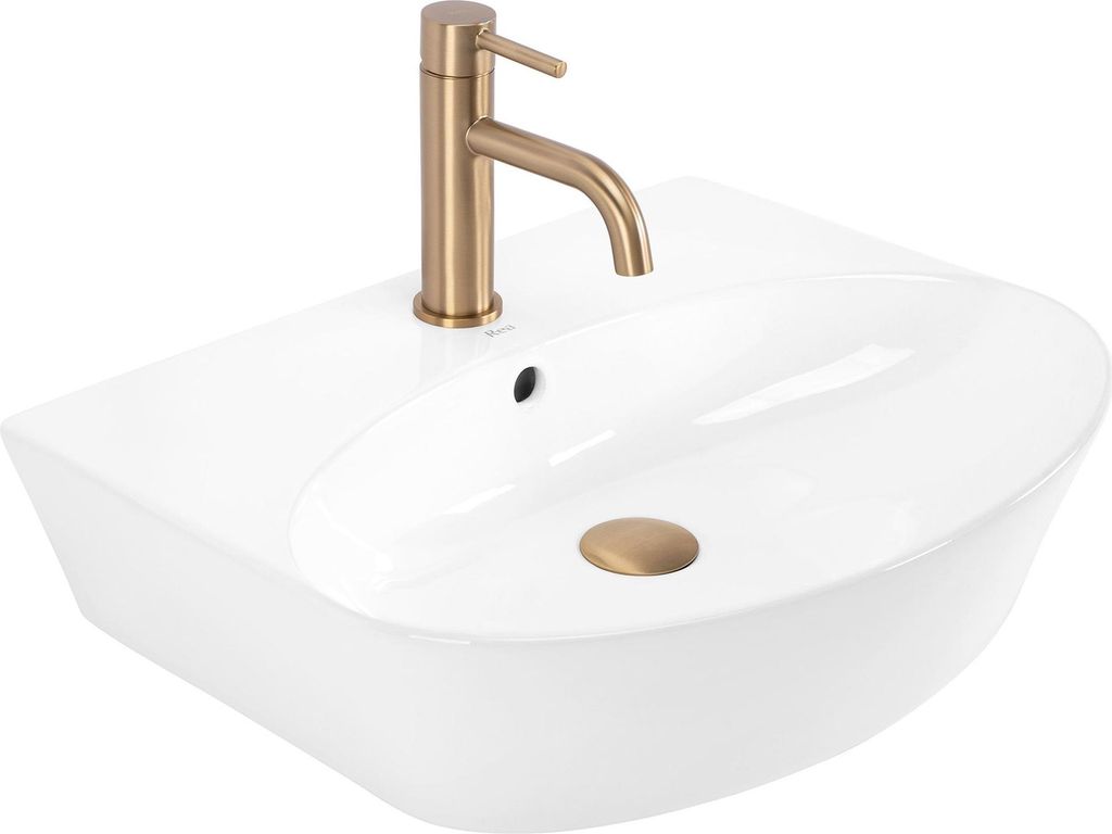 Lavabo Da Appoggio REA KIM 52 WhiteOvale Immagine del prodotto 