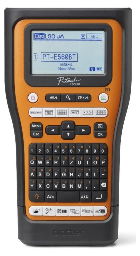 Brother PT-E560BTSP, QWERTZ, HSE/TZe, Wärmeübertragung, 180 Produktbild 