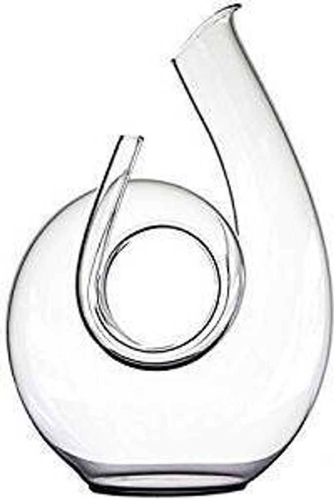Riedel Dekanter Set Curly mit Riedel Glastuch (2011/04 S1 + 5010/07) Vorteilsset