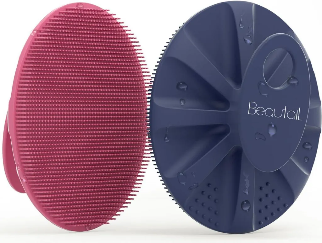 Brosse silicone corps x2 - Finies les bactéries des fleurs de douche