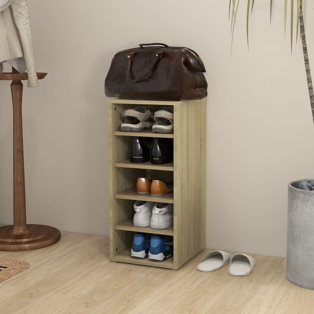 "im Sonderangebot"Schuhschrank/Flurschuhregal Skandinavisch - Schuhkommode - Sonoma-Eiche 31,5x35x70 cm Holzwerkstoff DEMöbel 4511112