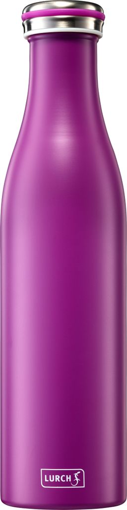 LURCH Thermo-Isolierflasche Edelstahl 0,75l purple