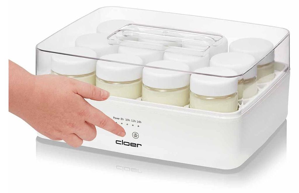 Cloer 9921 Joghurtbereiter für 12 Gläser à 150 ml