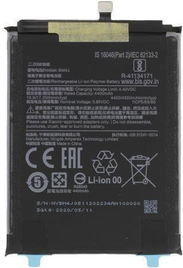 BM4J Akku für Xiaomi Redmi Note 8 Pro 4500mAh Batterie Ersatzakku