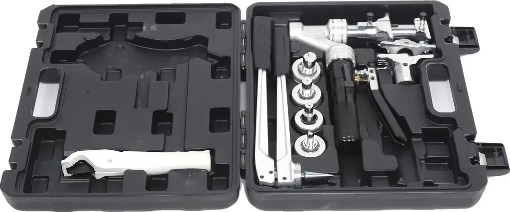 Outil d'extension de tube PEX tête pivotante 360 avec sertissage 3T